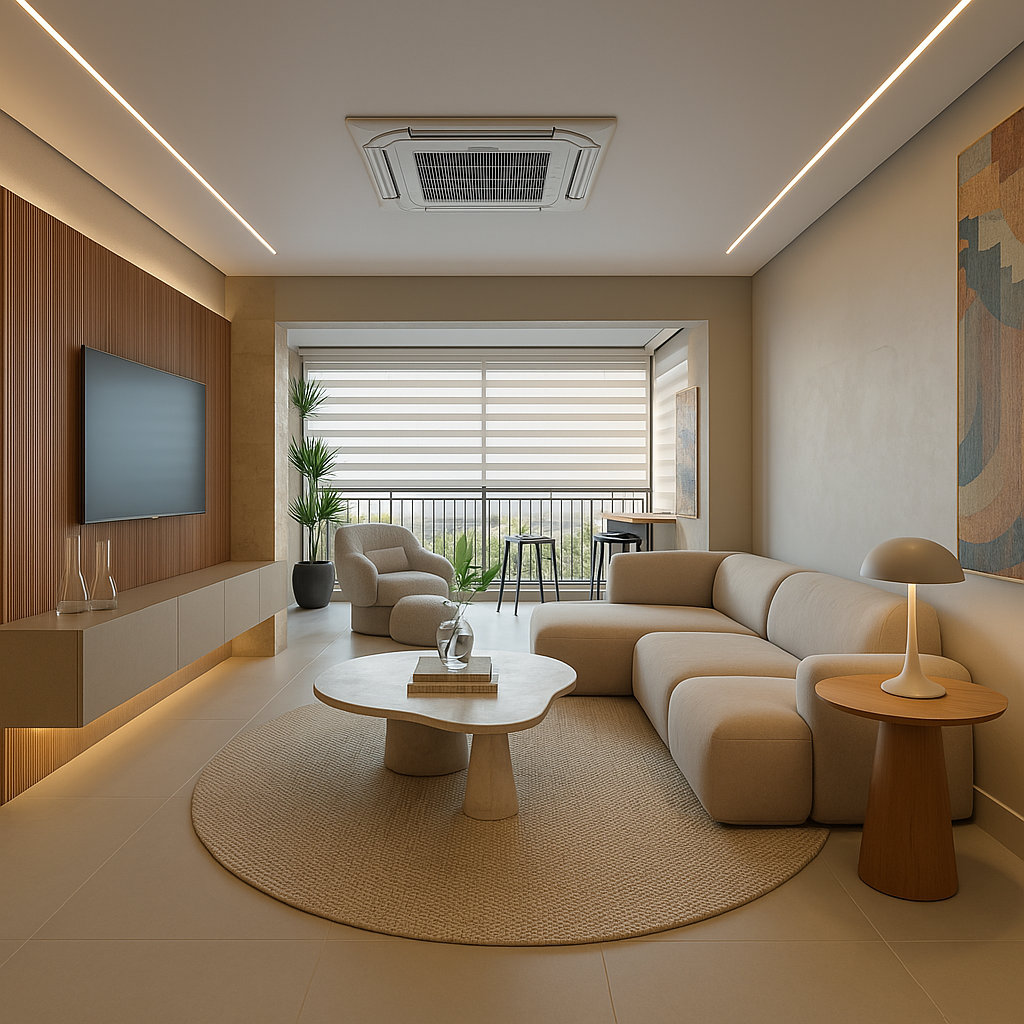 Ambiente residencial sofisticado